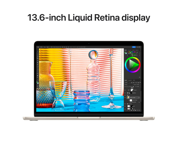 APPLE MacBook Air M2 8-core CPU/8-core GPU/256GB SSD/13,6"/Starlight MLY13ZE/A - 1047373 - zdjęcie 5